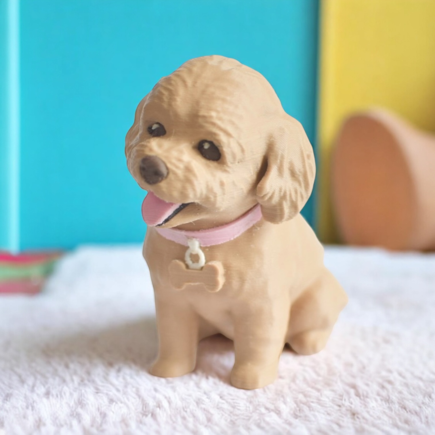 リアルなトイプードルフィギュア